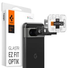 Spigen Spigen Glass tR EZ Fit Optik Black 2 Pack - Google Pixel 8