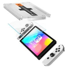 Spigen Spigen Glass tR EZ Fit 2 Pack - Nintendo Switch OLED