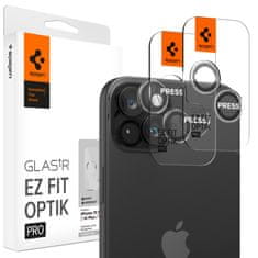 Spigen Spigen Glass tR EZ Fit Optik Pro 2 Pack, crystal clear - iPhone 15 Pro/15 Pro Max/14 Pro/14 Pro Max