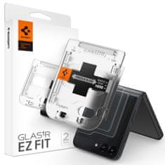 Spigen Spigen Glass tR EZ Fit Cover 2 Pack Transparency - Samsung Galaxy Z Flip5