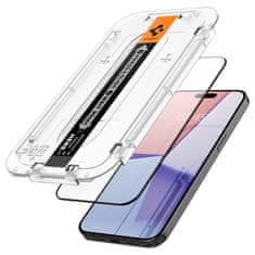 Spigen Spigen Glass tR EZ Fit 2 Pack, FC Black - iPhone 15 Pro