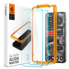 Spigen Spigen Glass tR AlignMaster 2 Pack - Nothing Phone (2)