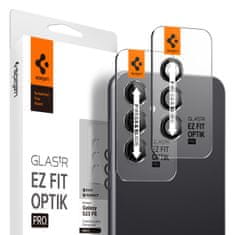 Spigen Spigen Glass tR EZ Fit Optik Pro Black 2 Pack - Samsung Galaxy S23 FE