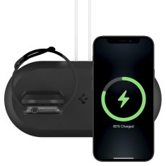 Spigen Spigen Magsafe Charger & Apple watch stand 2 in 1 Mag Fit Duo Black