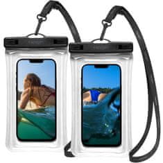 Spigen Spigen Aqua Shield WaterProof Floating Case A610 2 Pack, crystal clear