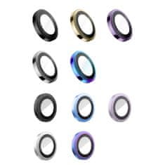 BLUEO Blueo Sapphire Crystal Stainless Steel Camera Lens Protector, purple - iPhone 14 Pro/14 Pro Max