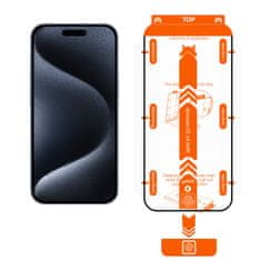 Mobile-origin Mobile Origin Orange Screen Guard iPhone 15 Plus with easy applicator, 2 pack