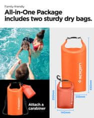 Spigen Spigen Aqua Shield WaterProof Dry Bag 20L + 2L A630, sunset orange