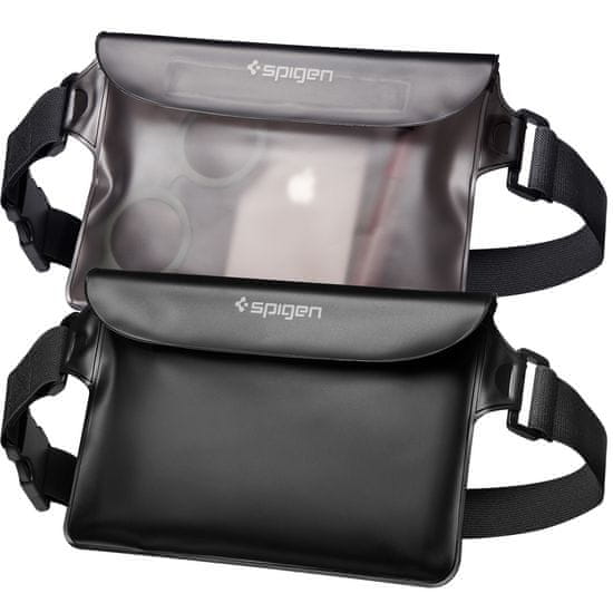 Spigen Spigen Aqua Shield WaterProof Waist Bag A620 2 Pack, black + transparent black