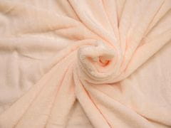 vyprodejpovleceni Krémová mikroplyšová deka VIOLET, 150x200 cm