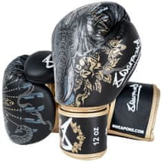 Fairtex 8 WEAPONS Boxerské rukavice Bone Island - černé