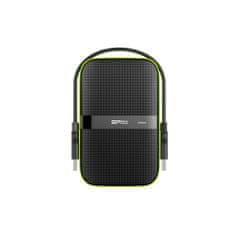 shumee Externí HDD Silicon Power Armor A60 (5TB; 2,5"; USB 3.2; 5400 ot./min.; Zeleno-černá; SP050TBPHDA60S3K)