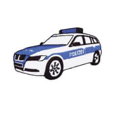 PRYM Nášivka policejní auto, nažehlovací, bílá/modrá