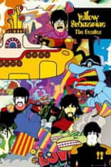 CurePink Plakát The Beatles: Yellow Submarine (61 x 91,5 cm)