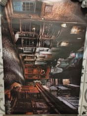 CurePink Plakát Harry Potter: Diagon alley - Příčná ulice (61 x 91,5 cm)