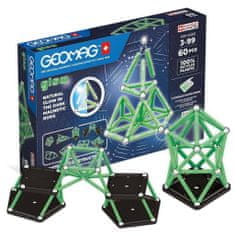 Geomag Magnetická stavebnice Geomag svítící 60ks