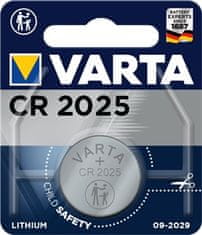 Varta Knoflíková baterie CR2025 3 V, lithiová - VARTA