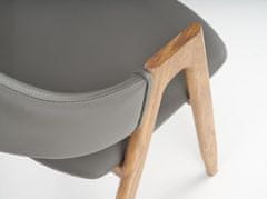 Halmar Designová židle Meno šedá
