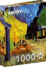 ENJOY Puzzle Vincent Van Gogh: Terasa kavárny v noci 1000 dílků