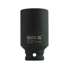 YATO Nástavec 1/2" rázový šestihranný hluboký 32 mm CrMo