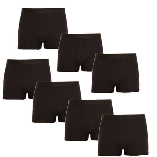 Nedeto 7PACK pánské boxerky černé (7NB001)