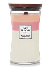 Woodwick Vonná svíčka váza Trilogy Blooming Orchard 609,5 g