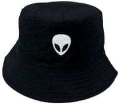 Camerazar Rybářský Klobouk BUCKET HAT, Černý - Polyester a Bavlna, Univerzální Velikost 52-58 cm