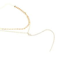 Camerazar Minimalistický Choker Náhrdelník, Bižuterní Kov, Délka 28 cm + 10 cm Prodloužení