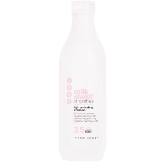 Milk Shake Smoothies Light Activating Emulsion 3,5% aktivátor barev 950ml, zintenzivňuje a fixuje barvu barvených vlasů