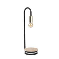 shumee ABI STOLNÍ LAMPA BLACK GOLD 1X40W E14