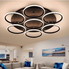 shumee Altavola Design: Stropní LED kruhy 7 black out 3k