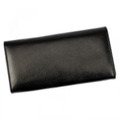 Gregorio Luxusní dámská kožená peněženka Leonardo, černá