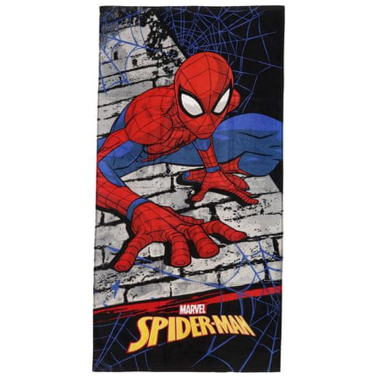 SETINO Hravý dětský ručník Spiderman, červená