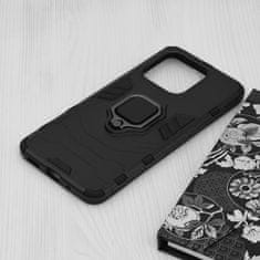 Techsuit Odolné Pouzdro Ring Armor Case pro Xiaomi Redmi 12C/Redmi 11A/Poco C55 - Černá KP30088