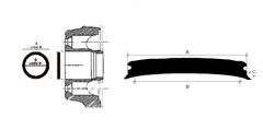 FERDUS Vymezovací kroužek, pro ALU kola, různé rozměry, od vnitř. průměru 67,1 do 71 mm - Ferdus