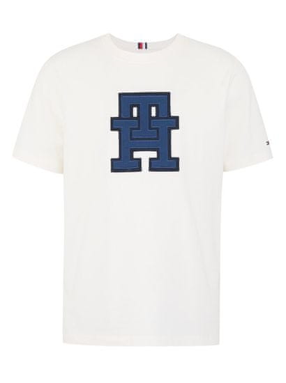 Tommy Hilfiger Bílé pánské tričko Tommy Hilfiger