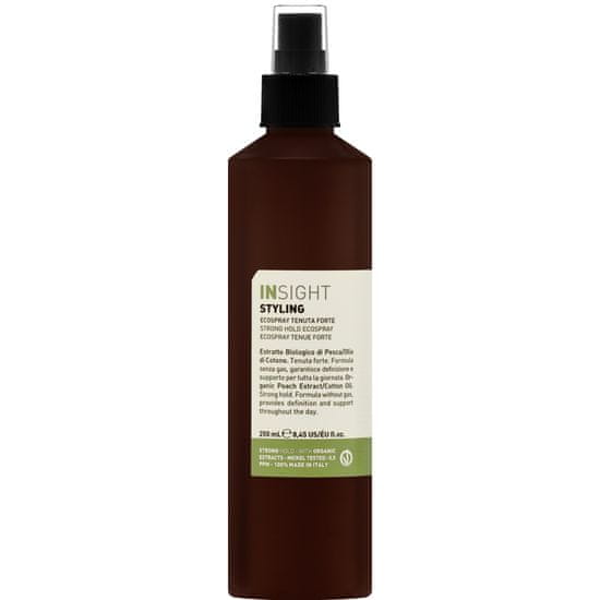 Insight Styling Strong Hold Ecospray, silný lak na vlasy bez plynu 250ml, intenzivní fixace účesu