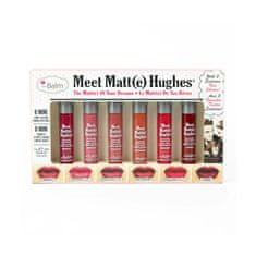 theBalm Sada šesti dlouhotrvajících tekutých rtěnek Meet Matte Hughes - #12