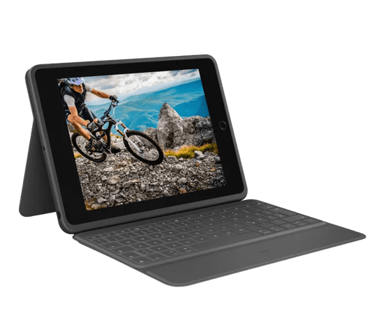 Logitech Logitech Rugged Folio pouzdro s klávesnicí pro Apple iPad (7. 8. 9. Gen) (Qwertz DE)