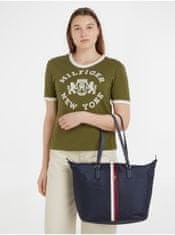 Tommy Hilfiger Tmavě modrá dámská kabelka Tommy Hilfiger Poppy Tote Corp UNI