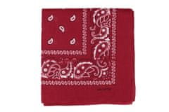 Aleszale Šátek Paisley bandana - bordó