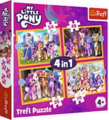 Trefl Puzzle My Little Pony: Seznamte se s poníky 4v1 (35,48,54,70 dílků)