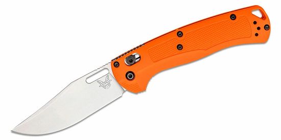 Benchmade 15535 TAGGEDOUT kapesní lovecký nůž 8,9 cm, oranžová, Grivory