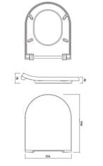 CERSANIT Set b239 wc mísa inverto hf ts dur slim wrap sc eo virt (S701-419)