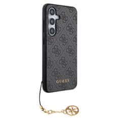 Guess  4G Charms Zadní Kryt pro Samsung Galaxy S24+ Grey