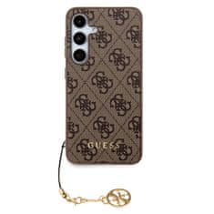 Guess  4G Charms Zadní Kryt pro Samsung Galaxy S24 Brown