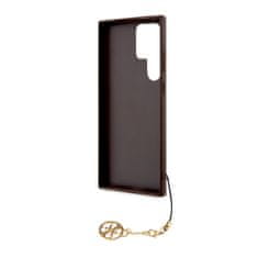 Guess  4G Charms Zadní Kryt pro Samsung Galaxy S24 Ultra Brown