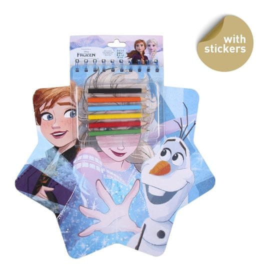 Artesania Cerda Cerdá Blok s pastelkami - Frozen II