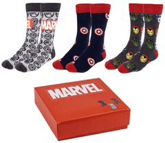 Artesania Cerda MARVEL - Avengers - Balení 3 párů ponožek Cerda (velikost 40-46)