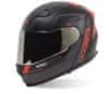 Helma na motorku matt black/red vel. XL